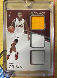 2016-2017 Panini Immaculate BasketBall Dion Waiters Material 28/99