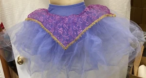 Orchidee Periwinkle Short Panty Tutu 5-lagig SmA graduiert Tüll/Spitze/Organdy - Bild 1 von 6