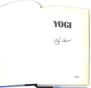 Yogi Berra Autographed "Yogi Berra" HC Book Yankees JSA - Picture 1 of 4