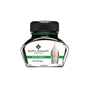 Diplomat Ink by octopus,Tinte,moosgrün,Schreibtinte,fountain pen ink,30ml - Bild 1 von 1