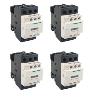 4PCS LC1D25F7 Contactor 110V coil AC replace Schneider contactor LC1D25F7 3P 25A - Picture 1 of 8