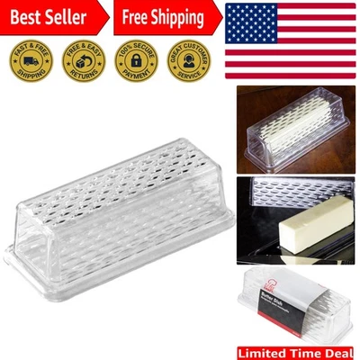 Guardián de mantequilla compacto con tapa transparente - diseño apto para lavavajillas y ligero Foto 1 de 4