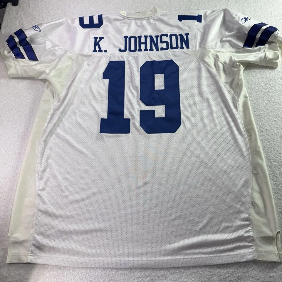 Camiseta deportiva vintage REEBOK Keyshawn Johnson cosida NFL talla 60 3XL Dallas Cowboys Foto 1 de 4