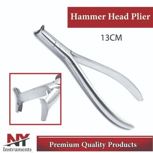 Dental Ortho Hammerkopfzange Niti Cinch Rückenbogen-Drahtformung Einstellzange - Bild 1 von 6