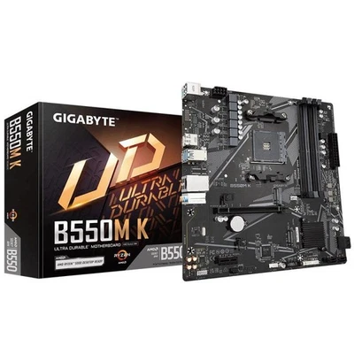 Gigabyte B550M K 1.0 scheda madre AMD B550 Socket AM4 micro ATX - Immagine 1 di 4
