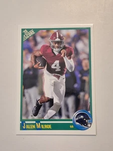 2025 Score Football #7 - Jalen Milroe Anniversary Seahawks - Picture 1 of 2