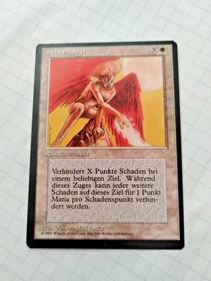 Mtg Guardian Angel (Schutzengel) German Fbb Regular Miscut - Uncirculated - Image 1 of 3