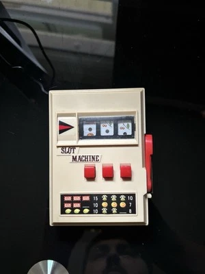 VTG 1970's Slot Machine Handheld Electronic Game Radio Shack for Parts or Repair - Image 1 of 4