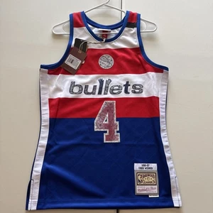 NWT Men's S Mitchell Ness NBA Washington Bullets Chris Webber Jersey 75th 96/97 - Picture 1 of 11
