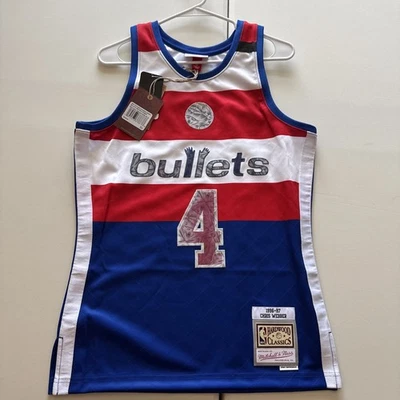 Camiseta deportiva para hombre S Mitchell Ness NBA Washington Bullets Chris Webber 75th 96/97 nueva con etiquetas Foto 1 de 4