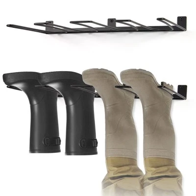 ORLESS Wader Hangers 4-Pair Boot Rack Garage Boot Storage, Cowboy Boot Holder, - Изображение 1 из 4