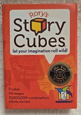 Gamewright Rory's Story Cubes Actions  9 Cubes Includes Storage Box - Image 1 of 4