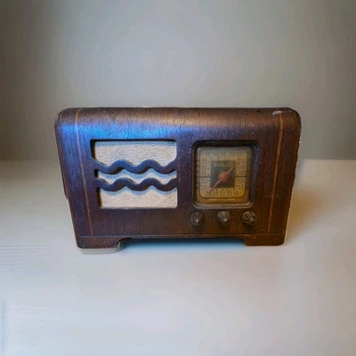 Radio Tubo Banda Policía Philco AM Philco Años 40 De Colección Modelo 40-115 - PROBADO FUNCIONA Foto 1 de 4