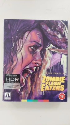 Zombie Flesh Eaters Arrow Limited Edition 4K UHD Blu-ray Lucio Fulci NEW Zombi 2 - Image 1 of 4