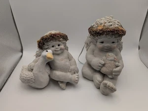 Vintage Dreamsicle große Figuren 2er Set - Bild 1 von 3