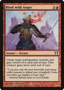(3x) BLIND WITH ANGER - Champions of Kamigawa – MTG Magic the Gathering Card - Picture 1 of 5