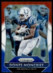 2015 Panini Prizm DONTE MONCRIEF 182 red white blue prizm rwb INDIANAPOLIS COLTS - Picture 1 of 2