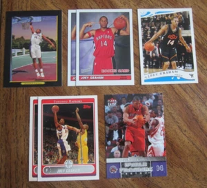 Joey Graham Lote de 7 Tarjetas Coleccionables con 1 INSERTO y 3 Novatos NBA Baloncesto Raptors - Imagen 1 de 2