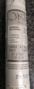 VTG Collins & Aikman Textured Floral Fruit Wallcoverings Wallpaper-Double Roll - Picture 1 of 6