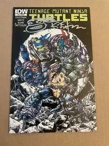 TMNT #16 1:10 Variant SIGNED Eastman Waltz Teenage Mutant Ninja Turtles IDW RI - Picture 1 of 1