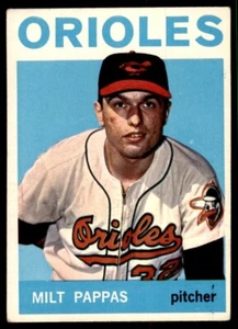 1964 Topps Milt Pappas Baseball Card Baltimore Orioles #45 A - Picture 1 of 2