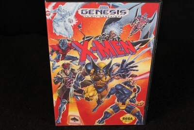 Sega Genesis X-Men CIB with manual and box vintage video game classic rare 1993 - Image 1 of 4