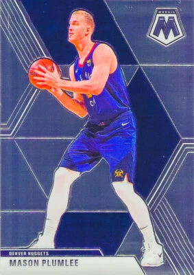 Mason Plumlee 2019-20 NBA MOSAIC BASKETBALL Chrome Base Card #3 Denver Nuggets - Image 1 of 2