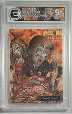 2007 Topps Hollywood Zombies Donald Stump graded Mint + 9.5