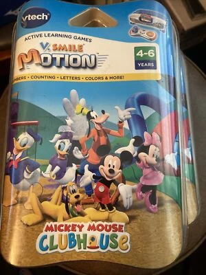 Vtech V. Smile V. Motion Mickey Mouse Clubhouse New Sealed Disney Ages 4 to 6! - Image 1 of 2