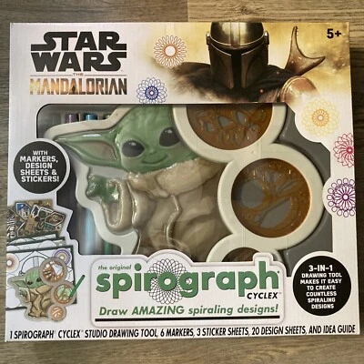 The Mandalorian Spirograph Cyclex Studio Grogu Disney Star Wars Baby Yoda Design - Image 1 of 2