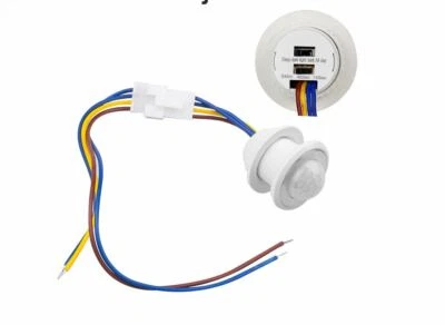 PIR 220V Sensore di movimento a infrarossi  50W Tempo regolabile - Immagine 1 di 3