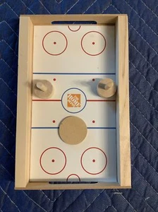 Mini caja de madera hockey juego mesa escritorio top niños - Imagen 1 de 6
