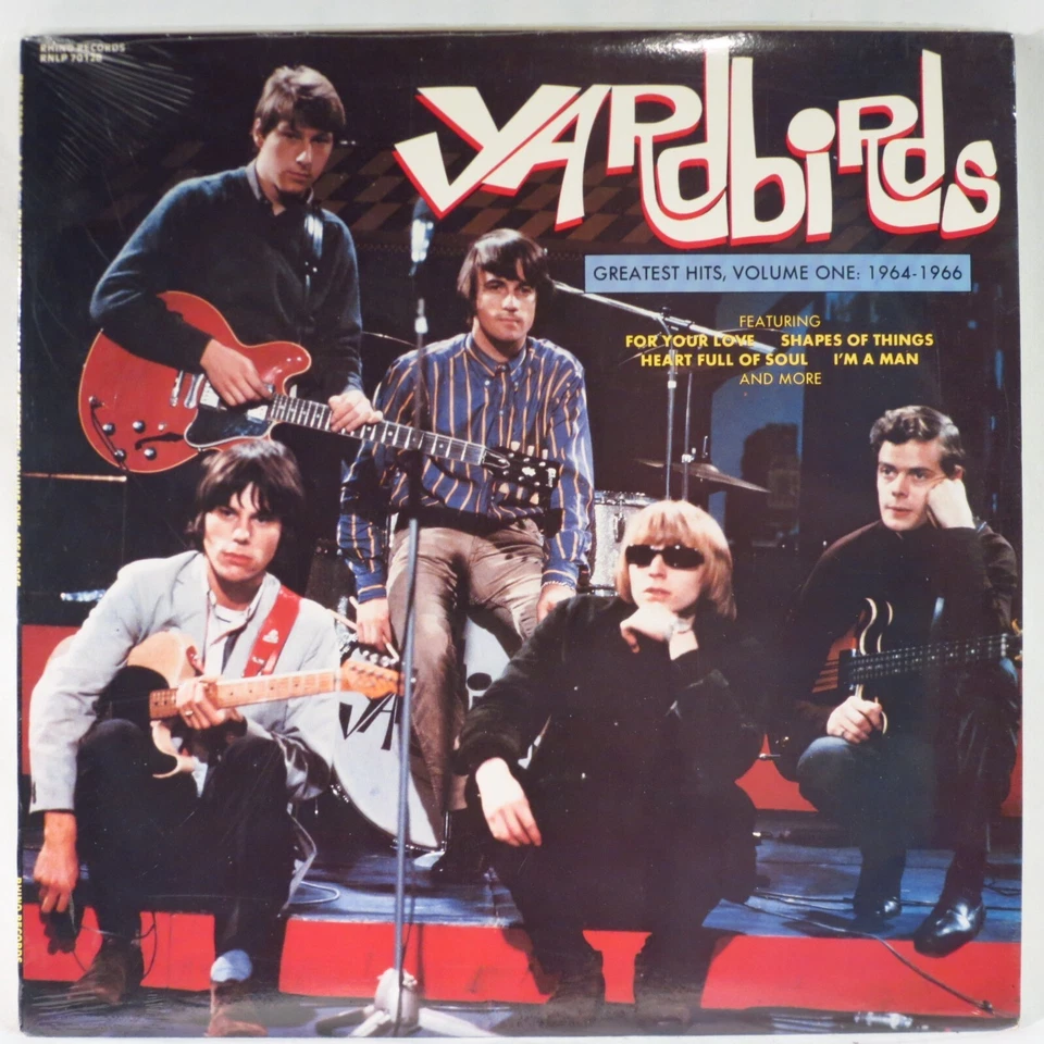 The Yardbirds Greatest Hits Volume One 1964-1966 LP Rhino 1986 VG