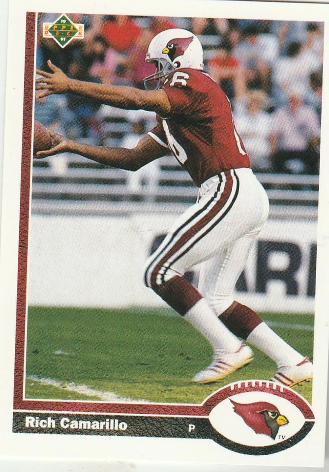 FREE SHIPPING-MINT-1991 Upper Deck #205 Rich Camarillo Cardinals +BONUS CARDS - Image 1 of 1