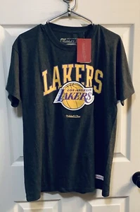 Mitchell & Ness Mens T-Shirt Los Angeles Lakers Basketball Size M - Picture 1 of 6