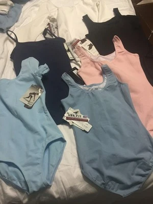 Bloch Leotard Child Size 12 Ballet Dance Short&Long sleeve tank Various Colors - Image 1 of 4