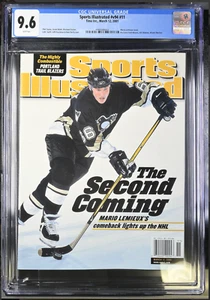 CGC 9.6 NEWSSTAND MARIO LEMIEUX Sports Illustrated March 12, 2001 RARE - Picture 1 of 2