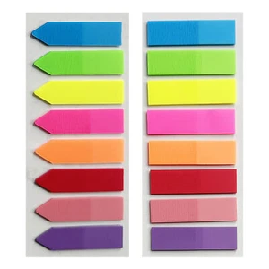 Fluorescent 8-color Sticky Notes Transparent Fluorescent Tab for Notebooks - Picture 1 of 7