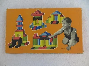 Vingate TOFA Wooden Building Blocks in Box Czechoslavakia - Picture 1 of 11