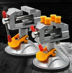 1x Morsetto da Banco 360° Trapano Elettrico Mulino Supporto per Gioielli - Foto 1 di 10