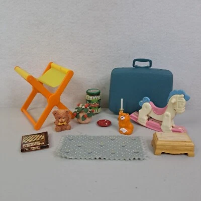 Mixed Dollhouse Lot VTG 60s 70s Barbie 90s Fisher Price Loving Family And More - Image 1 of 4