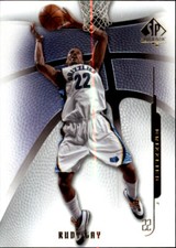 2008-09 SP Authentic Basketball #10 Rudy Gay Memphis Grizzlies