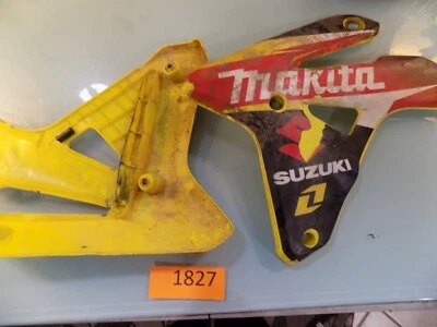 07 2007 SUZUKI RMZ450 RMZ RM-Z 450 ЛЕВЫЙ И ПРАВЫЙ ЖЕЛТЫЙ БАК С ГРАФИКОЙ - Изображение 1 из 4