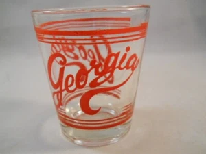 VINTAGE GEORGIA SOUVENIR SHOT GLASS - Picture 1 of 6
