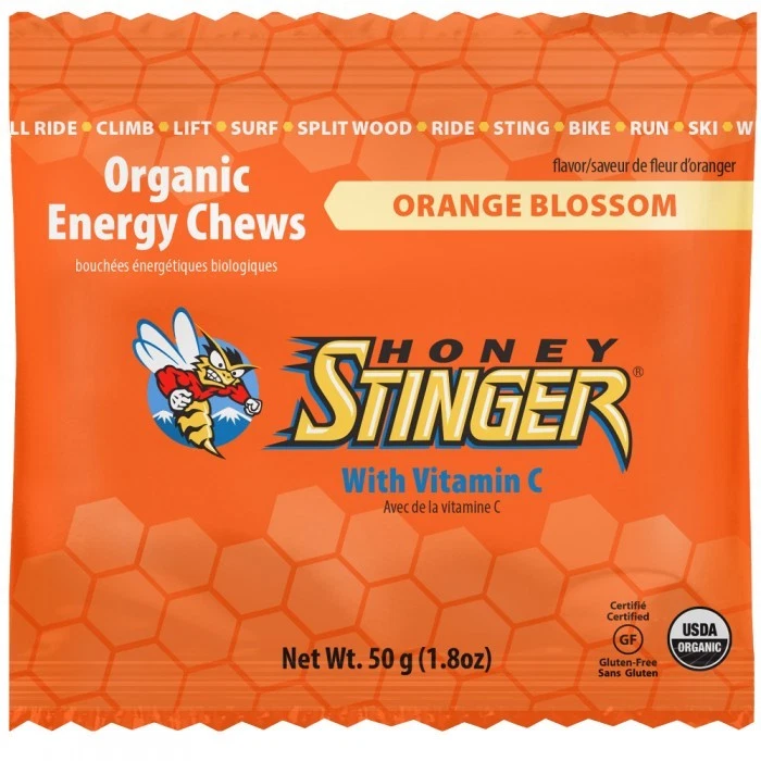 Honey Stinger Organic Energy Chews Orange Blossom 12ct