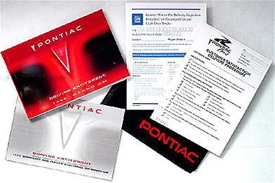 Pontiac Grand Am 1999 manual del propietario como nuevo SE GT GTP libro de guía del usuario del propietario Foto 1 de 3