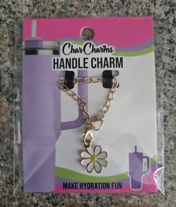 Char Charms Water Bottle Charm Peel N Stick Flower - Picture 1 of 1