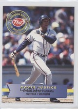 1994 Post Canadian Champion Series Food Issue David Justice #17