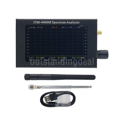 35M-4400M Handheld RF Spectrum Analyzer For Walkie Talkie Toy Remote Control SZ - Image 1 of 4