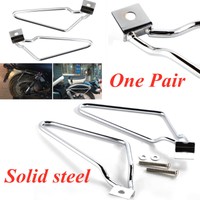 Steel Motorycle Bracket Rack Saddle Pannier Bag Spacer Durable Bars Saddlebags